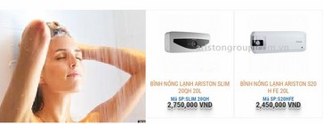 Mua Bình nóng lạnh Ariston Slim 20l giá rẻ tại Hà Nội