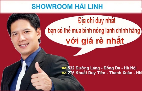 Đến với Showroom Hải Linh để mua bình nước nóng Ariston trực tiếp đảm bảo nhất